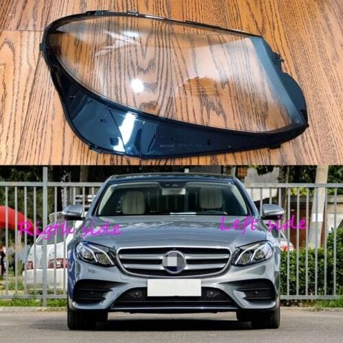 Car Headlamp Lens For Benz E-class W213 E200 E300 E320 2016 2017 2018 Car Headlight cover Headlamp Lens Auto Shell Cover