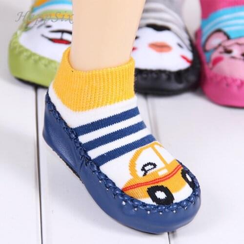 Baby floor socks cotton boys girls soft cartoon Baby Toddler Non-Slip Booties Shoes Socks Autumn Winter Thicken Antiskid Sock