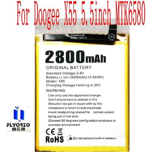 FLYORZO DOOGEE X55 Phone Batteries