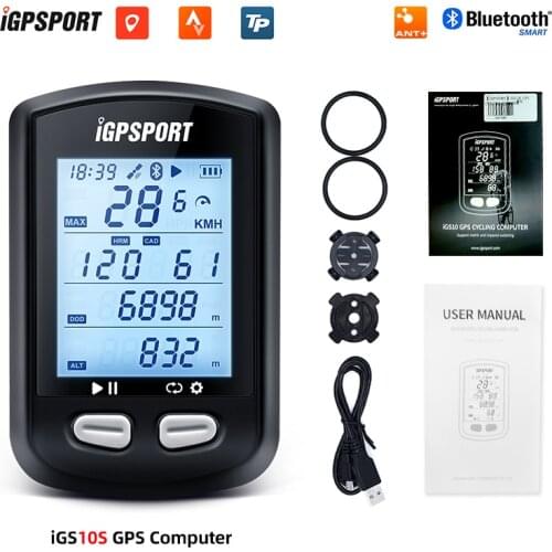 IGPSPORT iGS10S GPS Enabled Bike Bicycle Computer iGPS10 s Road / MTB Wireless Speedometer Odometer 4.8