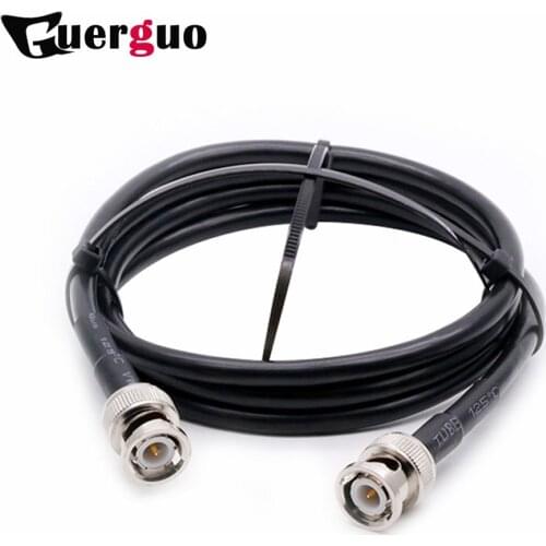 1PC RF Coaxial BNC Male to BNC Male Plug RG316 / RG174 / RG58 Cable 50 Ohm Crimp Connector Dual BNC Male Plug Wire 0.5M 1M 2M 5M