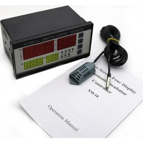 110V/220V XM-18 Incubator Controller Multifunctional Automatic Temperature and Humidity Controling Thermostat