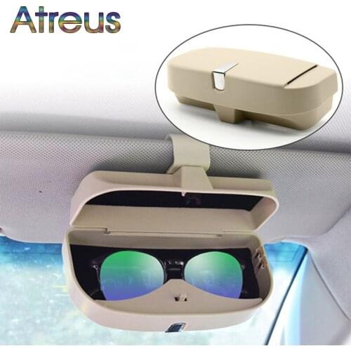 Car Glasses Box Card Holder For Toyota Corolla RAV4 CHR Honda Accord Civic Fit CRV Nissan Qashqai J10 J11 Juke Almera 2018 2019