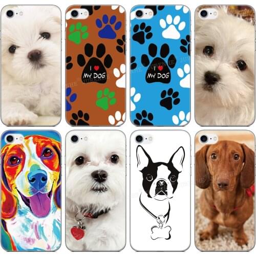 TPU Soft Pet dog Case For Alcatel 3 3L 3V 3X 1 3C 1C 1X 1V 1S 2019 Back Cover For Alcatel 1SE 1S 1V 3L 3C 1A 1B 2020 Phone Case