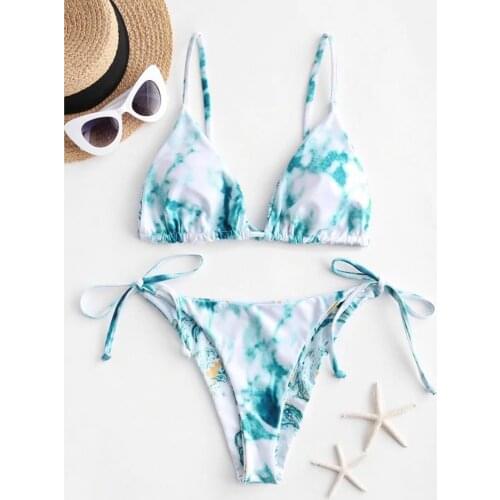 Sexy Push Up Bikinis =Patchwork Swimwear Women Halter Bikini Set Brazilian Swimsuit Shining Bandage Monokini Swimsuits Biquini