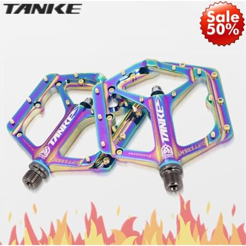 TANKE TP-50 Bicycle Pedal Ultra-light Aluminum Alloy Color Sealed Bearing Pedal Mountain Bike Road Bike Pedal Riding Accessories