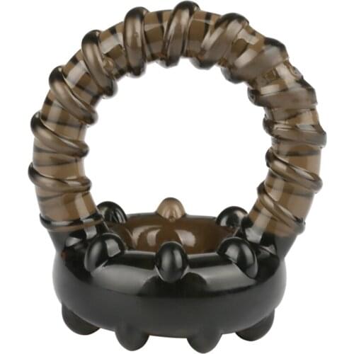 Adult supplies sex toys mens double lock fine double ring couple delay ring bundle fine ring penis ring