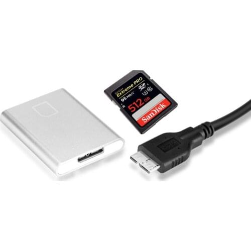Meenova Dash FS USB 3.0 SD Card Reader for smartphone/tablet/computer with USB/MicroUSB/USB-Type-C port, Camera Card Reader