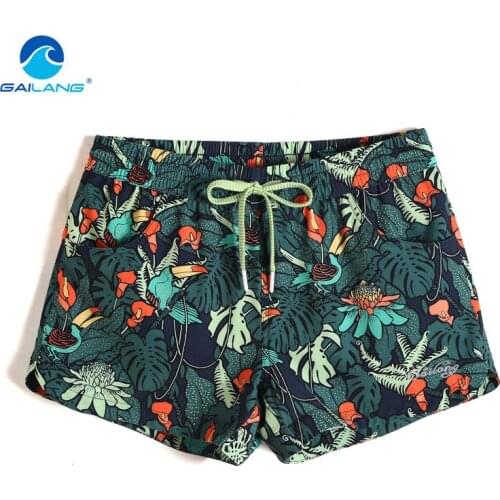 Gailang Brand Womens Swimming Boxer Trunks Boardshorts Swimwear Surfing Swimsuits Briefs Quick Drying Bermuda Plus Size Bottoms