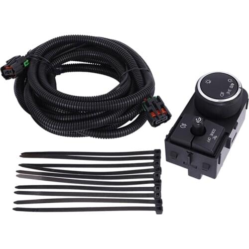 Fog Light Wiring Harness and Switch 15926099 Replacement For GMC 07-13