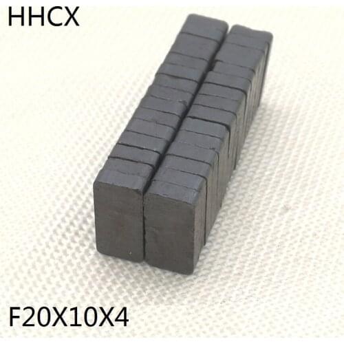 10 20 50 100pcs/lot Y30 Ferrite Magnet 20*10*4 Permanent magnet 20x10x4 magnets 20 x 10 x 4