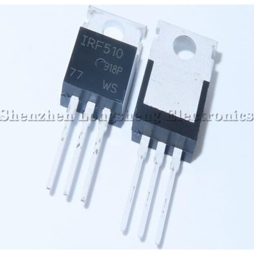 10PCS/LOT New IRF510 IRF510PBF TO-220 MOSFET N-Channel Field Effect