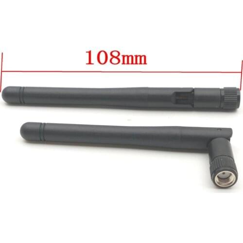 100pcs 2.4GHz 3dBi RP SMA Omni WIFI Antenna for wireless router connector