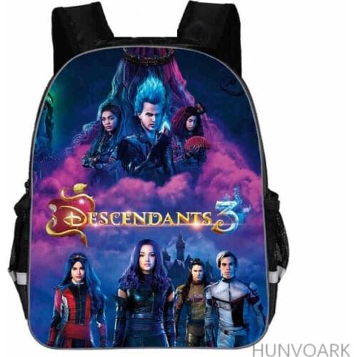 11/13/16 Inch Descendants Kindergarten School Bags For Boys&Girls Children Baby Toddler bag Primary Kids Backpack Gift Mochila