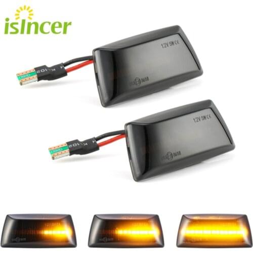 2pcs Led Dynamic Sequential Blinker Turn Signal Light for OPEL Astra H Zafira B Corsa D Insignia A Meriva B Chevrolet Cruze
