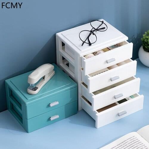2021 Casket for Jewelry Organizer Multi-layer Desk Finishing Cabinet Dormitory Storage Rack Drawer Type Desktop Desk Organize