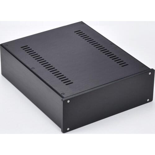 2609 black/silver DIY full Aluminum preamplifier Enclosure PSU Case Power Amplifier Chassis 260*90*311mm