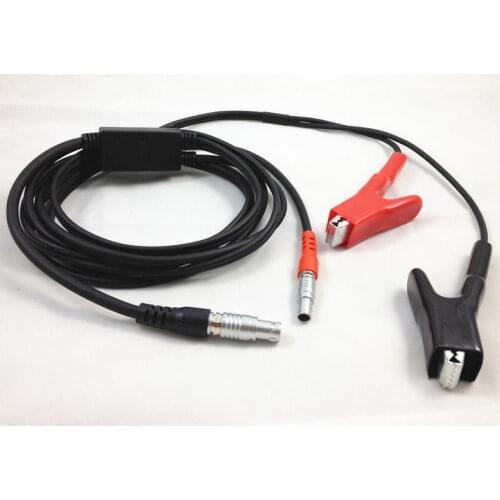 5PCS NEW External Power Cable with alligator clips for SOUTH S82 S86T GPS to PDL HPB