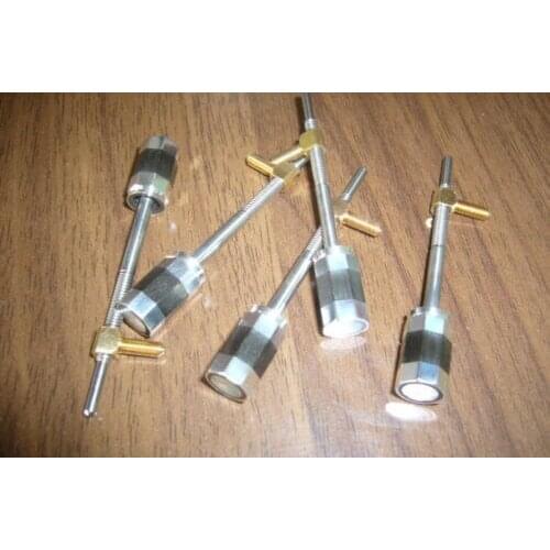 5pcs High grade violin bow frog button pure silve