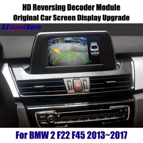Car Rear Parking Camera For BMW 2 F22/F45 2010-2019 2020 Decoder Box CAM Image Screen Upgrade Display HD