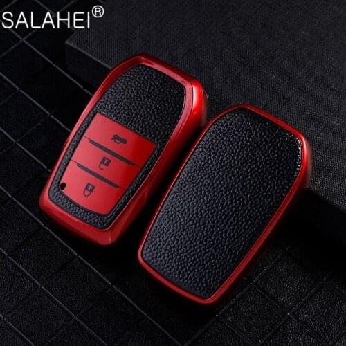 TPU Car Key Case for Toyota Car Key for Chr Rav4 Auris Avensis Prius Aygo Camry Corolla Land Cruiser 200 Prado Crown Car Key