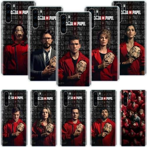 La Casa De Papel Money Heist Phone Case For Huawei Honor 10 9 20 9X 8A 8X 8S 7A 7X Lite Pro 10i 20i Y5 Y6 Y7 Y9 2019 Cover Coque