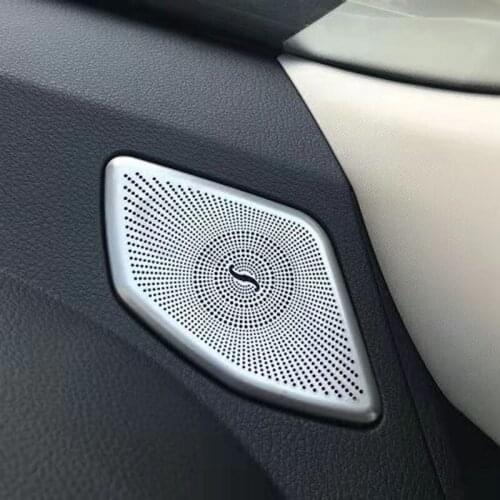 Alison Stainless Steel Car Speaker Cover Door Bottom Audio Sound Frame Case Accessories For Honda Odyssey Car styling