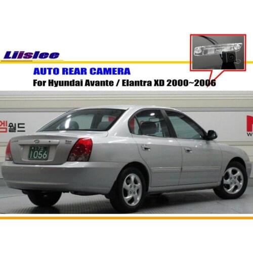 Liislee Car Rear Camera For Hyundai Avante / Elantra XD 2000~2006 / Back Parking Camera / License Plate Lamp OEM