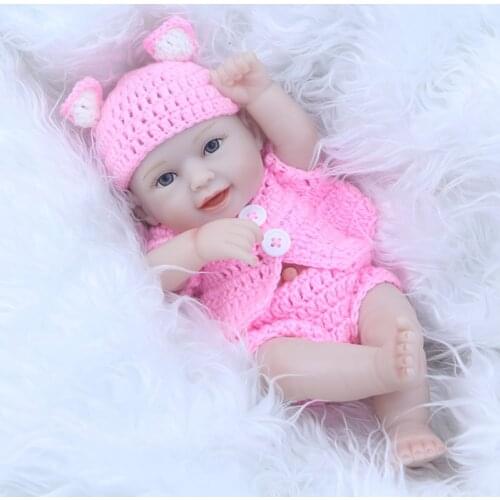 Collection 11 Inch Tiny Reborn Baby Doll For Girl Gift Realistic Dolls Newborn For Play House Toys Simulator Twins Dolls