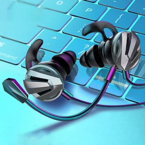 Magnetic Earphone music headset Phone Neckband sport Earbuds Earphone Gaming Earphones with Microphone for Phones/PC