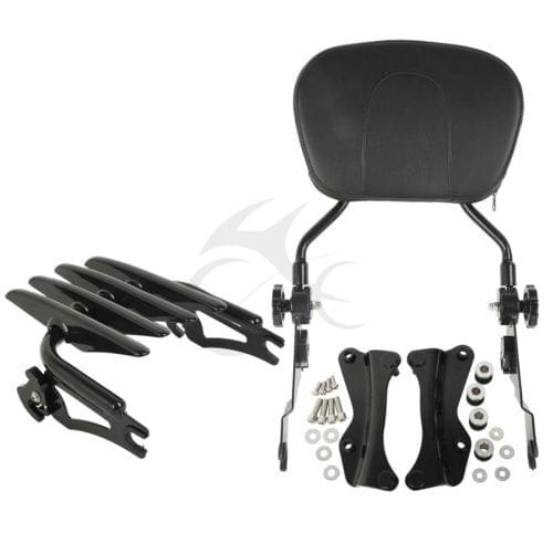 Motorcycle Sissy Bar Luggage Rack 4 Point Docking Hardware For Harley Touring Road King Electra Glide Street Glide 2014-2018