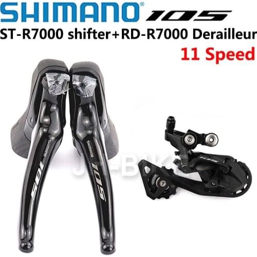 SHIMANO 105 R7000 Groupset Kit 2x11 Speed R7000 Shifter + Rear Derailleur Road Bicycle Dual-Control Lever Rear Derailleur SS GS