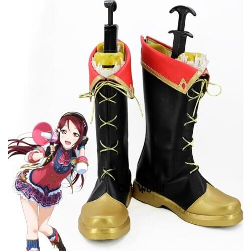 LoveLive!Sunshine!! Aqours UR Card Sakurauchi Riko Anime Customize Cosplay Shoes Boots
