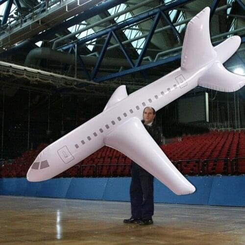 Huge 120inch Inflatable Aircraft Cartoon Plane Airliner Pvc Plastic Balloons Planes Toys Ballon Kids Swimming Outdoor Toys