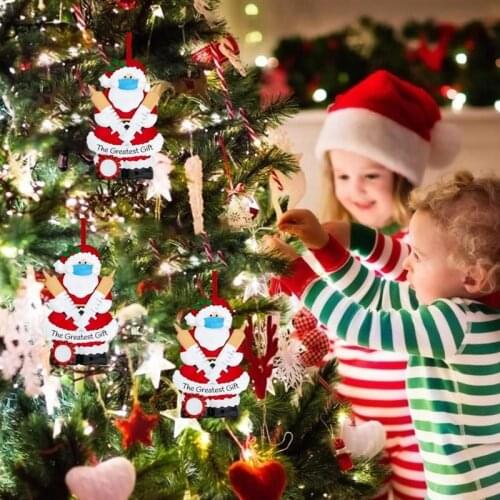 Christmas Tree Pendant DIY Personalised Survivor Family Pendant For Christmas Decoration Navidad Christmas Decoration Natal Home