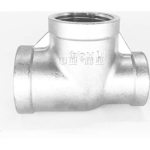 1"X1-1/4"X1" Female Tee Threaded Reducer Pipe Fittings F/F/F Stainless Steel SS304