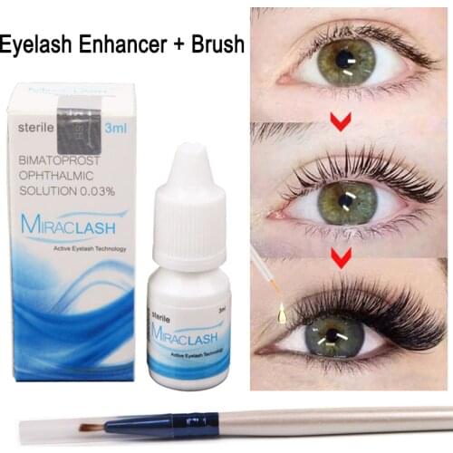Eyelash Growth Enhancer Natural Eyelashes Longer Fuller Thicker Treatment Eye Lashes Serum Mascara Lengthening Eyebrow Growth