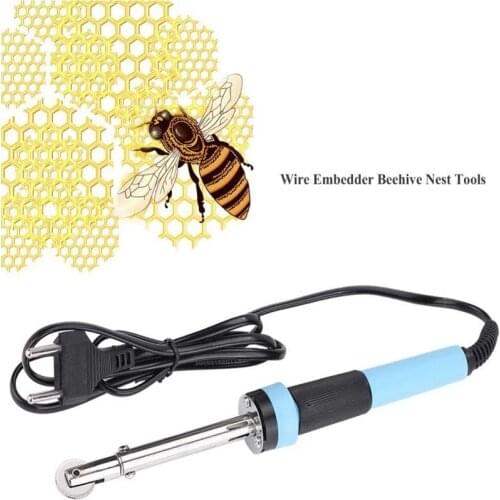 1 pcs 220V 30W Electric Wheel Frame Wire Crimper Beehive Buried Wire Embedder Beekeeping Beekeeper Tool Bee Nest Installation