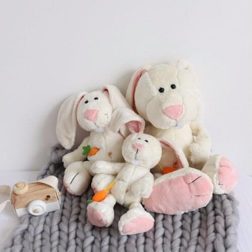 1pc Plush Toy Cute Sweet Carrot Rabbit Bunny Stuffed Doll Lovers Girls Birthday Gift Plush Dolls Funny Stuffed Animal Toys