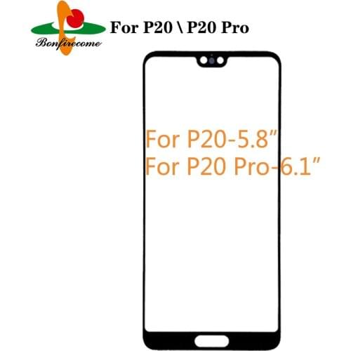 10Pcs\lot Touch Screen Glass For Huawei P20 \ P20 Pro P20Pro LCD Display Panel Front Outer Glass Lens Spare Parts Replacement