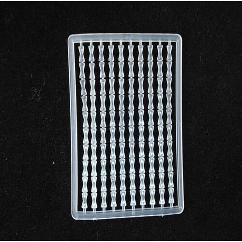 100 Pcs. Plastic Fishing Gear Stop Rod European Style Fishing Set Transparent Pill-shaped Bait Stop Rod Outdoor Fishing Set