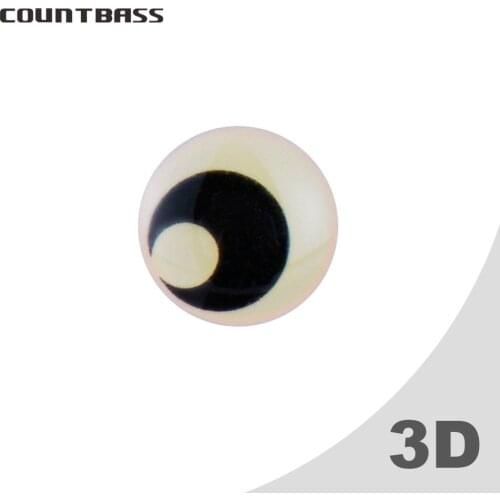 50pcs 6mm 7mm, 9mm 9.8mm Lumious 3D fishing lures eyes for blank lure hardbaits crankbaits jigging lures,free shipment