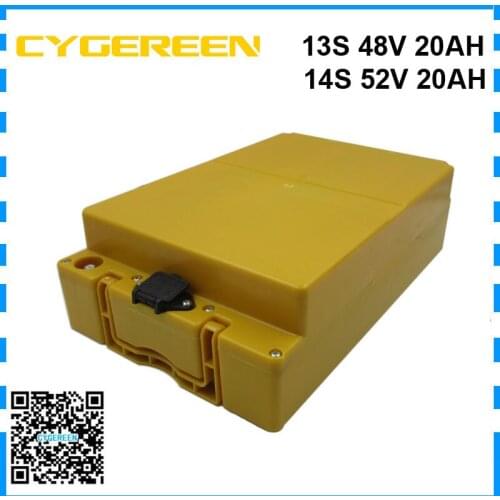 1000W 48V 20AH li-ion battery pack 750W 48Volt 15AH 18AH e scooter bateria akku 48 V ebike batteries with 30A BMS 2A Charger