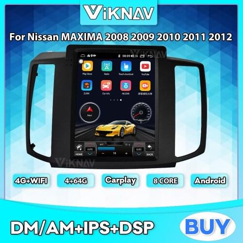 10.4 inch Android Car Radio For Nissan MAXIMA 2008-2012 Car Audio Stereo GPS Navigation Head Unit DVD multimedia player 2din