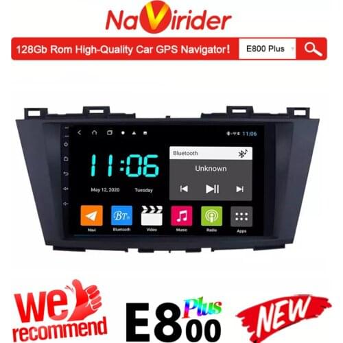 For Mazda 5 2011 2012 2013 Car Radio Stereo GPS Navigator 128GB Rom Autoradio Android 10 Multimedia Player