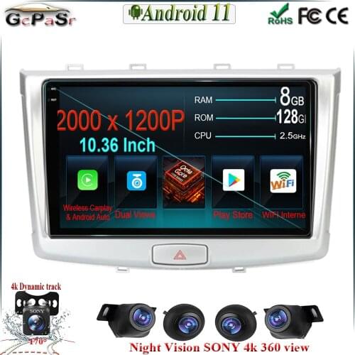 1080P IPS Screen 6G+128G Android 11 Car Radio Carplay Multimedia Player Navigation GPS For Great Wall Haval H6 2016 2017 2018
