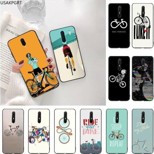 BIKE CYCLING art Phone Case For Oppo A5 A9 2020 Reno2 z Renoace 3pro A73S A71 F11