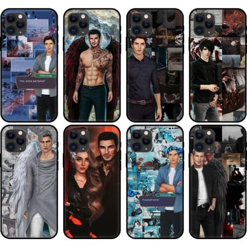 Black tpu case for iphone 5 5s se 6 6s 7 8 plus x 10 cover for iphone XR XS 11 pro MAX case Romance Club