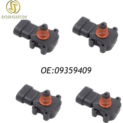 4PCS Manifold Absolute Pressure MAP Sensor For G M BUICK CADILLAC CHEVROLET GMC ISUZU OLDSMOBILE PONTIAC HUMMER SAAB 09359409