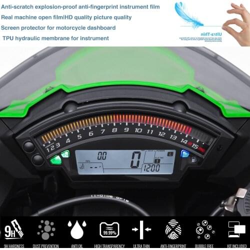 For Kawasaki NinjaZX 10R Ninja ZX-10R ZX10R 2012-2017 2014 2015 2016 Motorcycle Cluster Scratch Protection Film Screen Protector